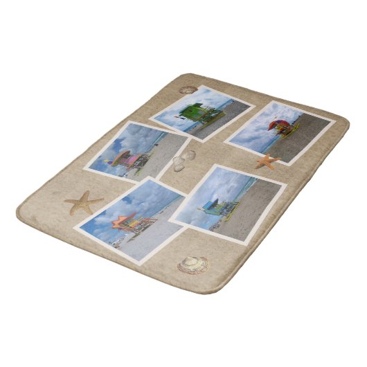 サウスビーチマイアミライフガードタワーズ バスマット (アングル)