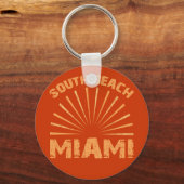 サウスビーチマイアミ キーホルダー (正面)