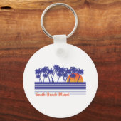 サウスビーチマイアミ キーホルダー (正面)