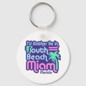 サウスビーチマイアミ キーホルダー (正面)