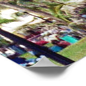 サウスビーチマイアミ、海ドライブ ポスター (角)