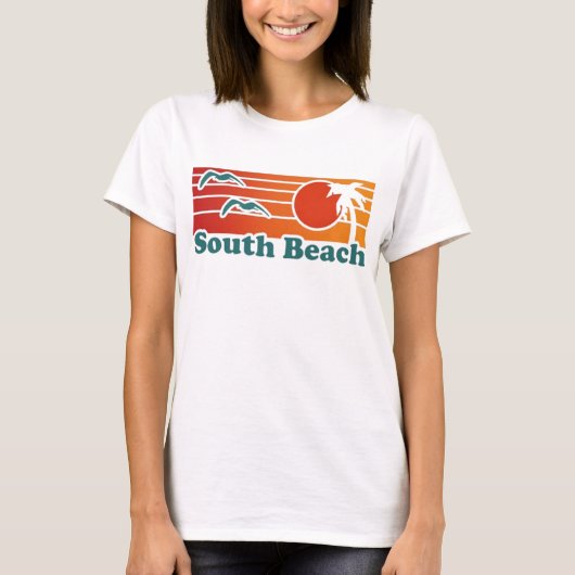 サウスビーチマイアミTシャツ Tシャツ (正面)