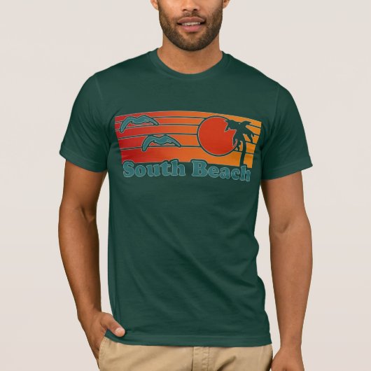 サウスビーチマイアミTシャツ Tシャツ (正面)