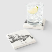 サウスビーチマーブルコースター ストーンコースター (横)