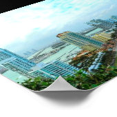 ～サウスビーチ～サウスビーチポスターカスタマイズ! ポスター (角)