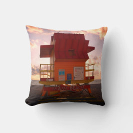 サウスビーチ、マイアミ救命救護スタンド(海救援) クッション