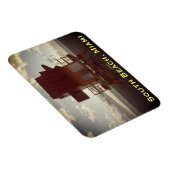 サウスビーチ、マイアミ救命救護スタンド(海救援) マグネット (右側)