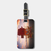 サウスビーチ、マイアミ救命救護スタンド(海救援) ラゲッジタグ (正面縦)