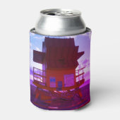 サウスビーチ、マイアミ救命救護スタンド(海救援) 缶クーラー (缶正面)