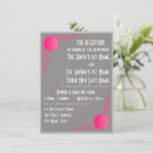 サウスピーチデコウェディング（レセプション） 招待状 (スタンド正面)