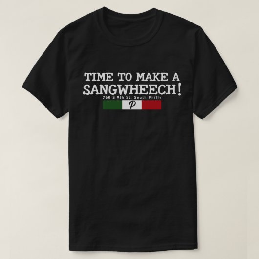 サウスフィラデルフィアのイタリアンレストラン Tシャツ (デザイン正面)