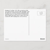 サウスフォークキングスリバークロッシングJohn Muir Trai ポストカード (裏面)