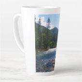 サウスフォークキングスリバー、キングズキャニオン、カリフォルニア カフェラテマグ (左アングル)