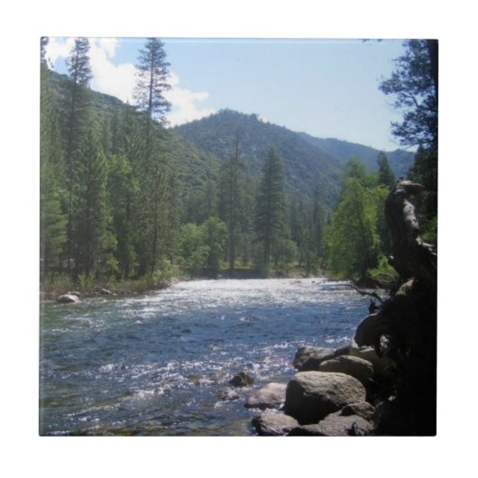 サウスフォークキングスリバー、キングズキャニオン、カリフォルニア タイル (正面)