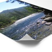 サウスフォークキングスリバー、キングズキャニオン、カリフォルニア ポスター (角)