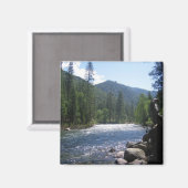 サウスフォークキングスリバー、キングズキャニオン、カリフォルニア マグネット (正面/裏面)