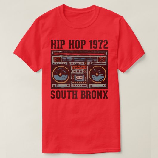 サウスブロンクス 1972 Tシャツ (デザイン正面)
