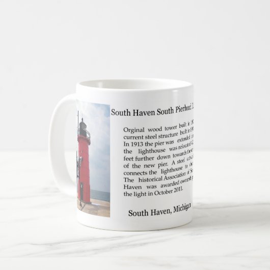 サウスヘイブンサウスピアヘッドライトマグ コーヒーマグカップ (正面左)