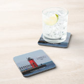 サウスヘブンサウスピアヘッドライトプラスチックのコースター コースター (右側)