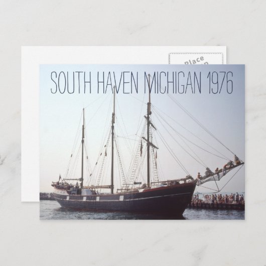サウスヘブンミシガントールシップ1976 ポストカード (正面/裏面)