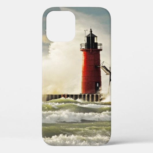 サウスヘブンミシガンライトハウス Case-Mate iPhoneケース (裏面)