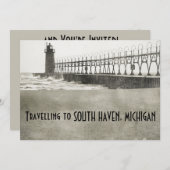 サウスヘブンミシガン 招待状 (正面/裏面)