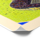 サウスベンドインディアナヴィンテージラージレター ポスター (角)