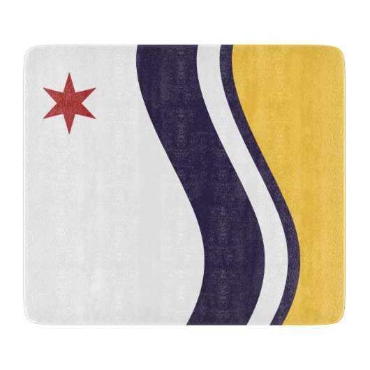 サウスベンド国旗（インディアナ） カッティングボード (正面)