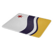 サウスベンド国旗（インディアナ） カッティングボード (角)