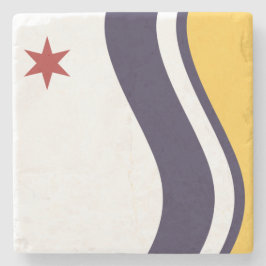 サウスベンド国旗（インディアナ） ストーンコースター