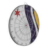 サウスベンド国旗（インディアナ） ダーツボード (正面左)