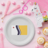 サウスベンド国旗（インディアナ） ペーパープレート (パーティー)