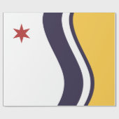 サウスベンド国旗（インディアナ） ラッピングペーパー (フラット)