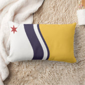 サウスベンド国旗（インディアナ） ランバークッション (ブランケット)