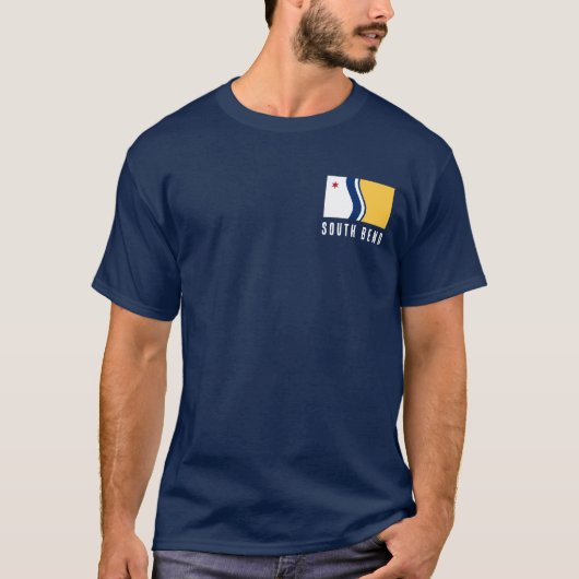 サウスベンド (インディアナ州)の旗 Tシャツ (正面)