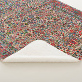 サウスペルシアレッドピンクブルー  シェルパブランケット (3/4)