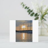 サウスポートの夕日 ポストカード (スタンド正面)