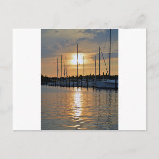 サウスポートの夕日 ポストカード