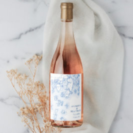 サウスポートブーズベイハーバーエレガントマップ結婚ネイビー ワインラベル