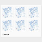 サウスポートブーズベイハーバーメイン結婚式の引き出物 スクエアシール (シート)