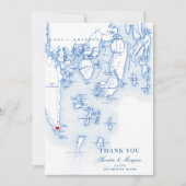 サウスポートブーズベイメ結婚インズフラット サンキューカード (正面)