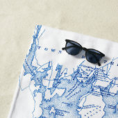 サウスポート メイン州 オーダーメイド ブライズゲットーウィークエンド ビーチタオル (インサイチュ)