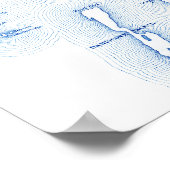 サウスポー結婚トメインモダンズゲストブックポスター ポスター (角)