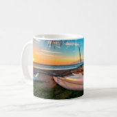 サウスマウイビーチアットサンセット |マウイ,ハワイ コーヒーマグカップ (正面左)