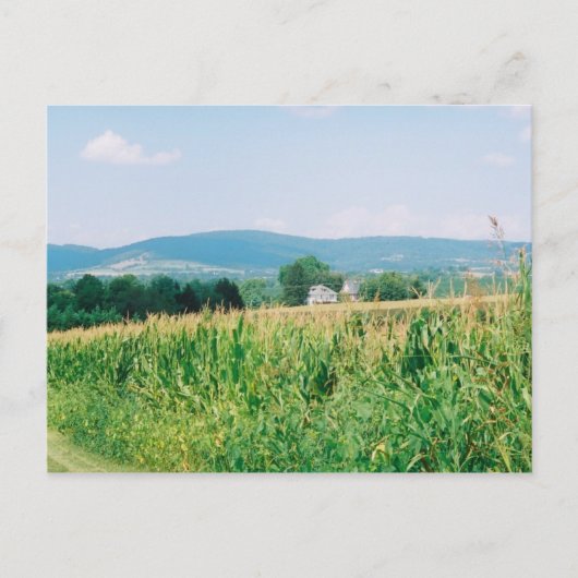 サウスマウンテンの眺め、ターナーのギャップ ポストカード (正面)