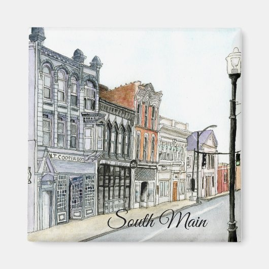 サウスメインホプキンズビル磁石 マグネット (正面)