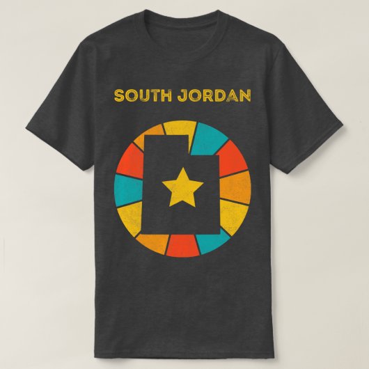 サウスユタ州ヴィンテージ動揺して土産1 Tシャツ (デザイン正面)
