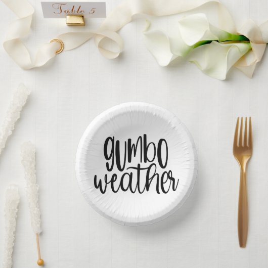 サウスルイジアナケージャン結婚ズグンボボウル ペーパーボウル (ウェディング)