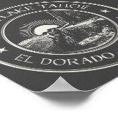 サウスレイクタホカリフォルニアヴィンテージ ポスター (角)