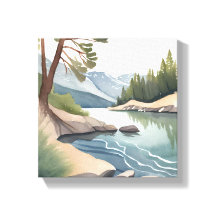 サウスレイクタホ|水彩風景画